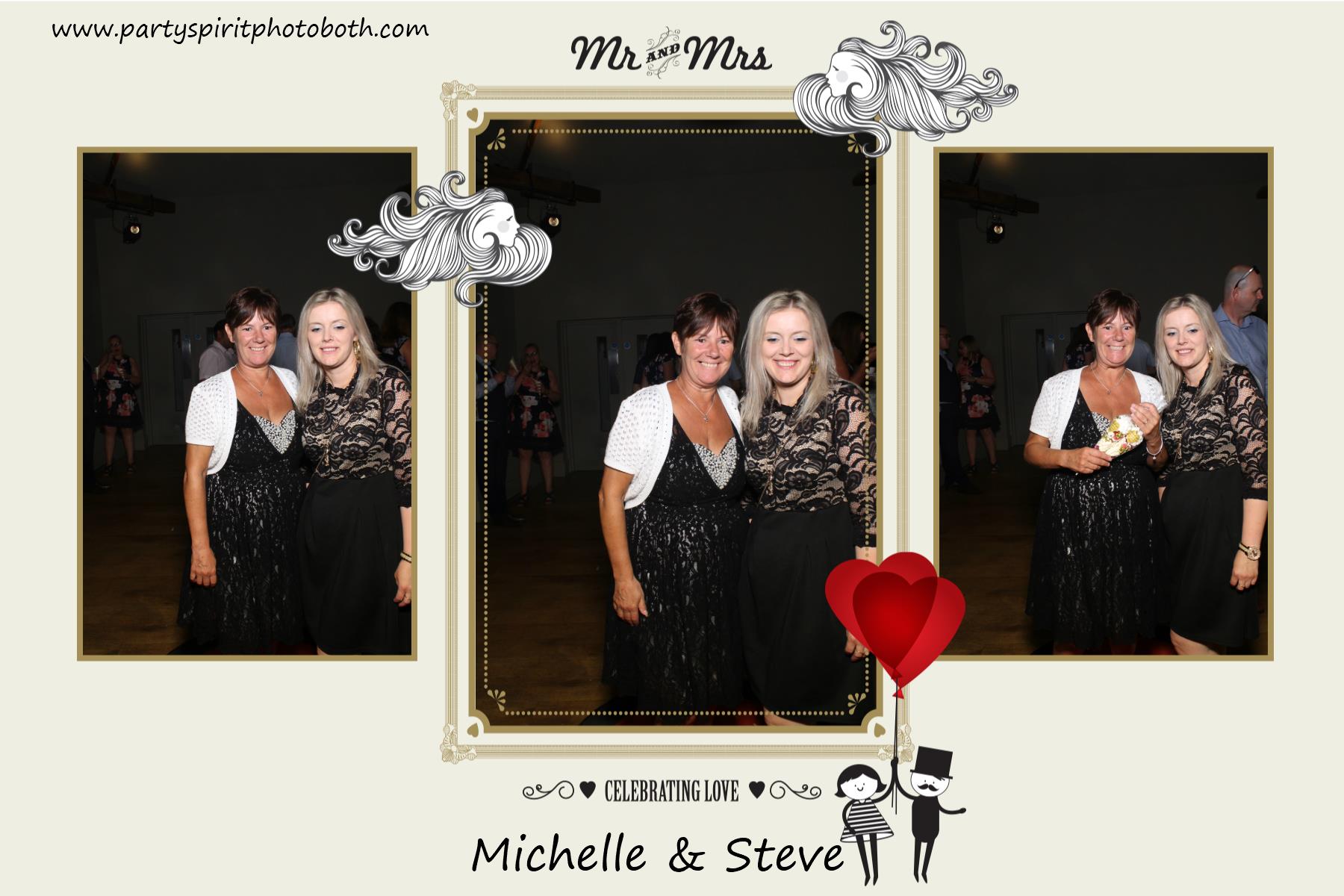 Michelle & Steve Wedding | View more photos from the event at gallery.partyspiritphotobooth.com/u/PartySpiritPhotoBooth/Michelle-Steve-Wedding